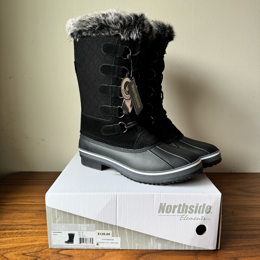 BRAND NEW Northside Women’s Katsura II Polar tall waterproof snow boots 10